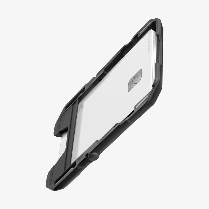 Actual product image Spigen Tough Armor Pro Wallet MagSafe 5 Card, black