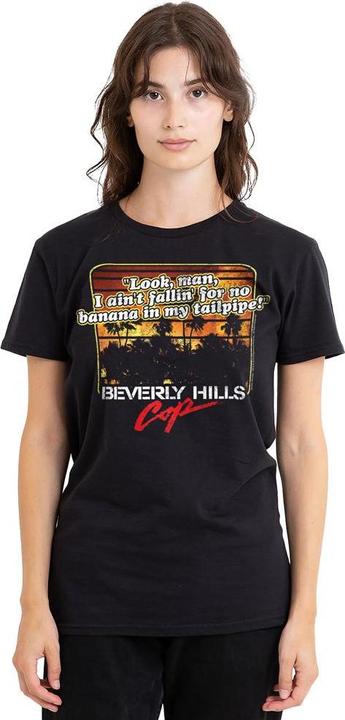 Actual product image Beverly Hills Cop Unisex Adult Banana In My Tailpipe T-Shirt (S)