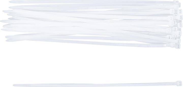 Produktbild BGS Kabelbinder-Sortiment weiss 8,0 x 400 mm 30-tlg. (400 mm, 30 Stk.)