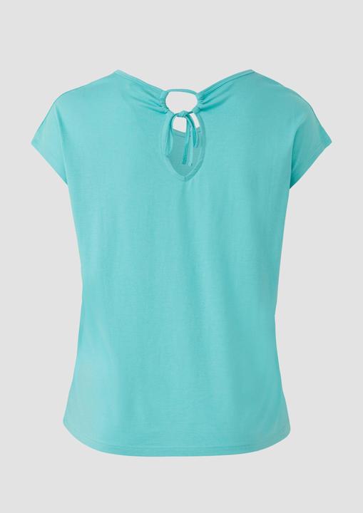 Produktbild S.Oliver T-Shirt Ärmelloses Relaxed-Fit-Shirt mit Cut-out und Schleife (46)