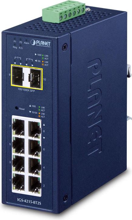 Produktbild Planet IP30 Industrial L2/L4 8-Port (8 Ports)