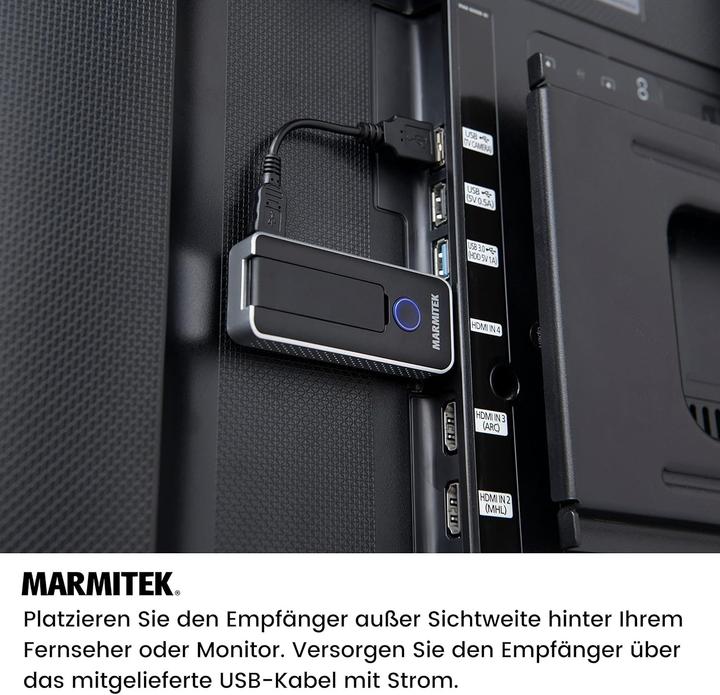 Actual product image Marmitek Wireless HDMI Presentation System with AirPlay, Miracast, USB-C, and 20 Presenter Support (20 m)