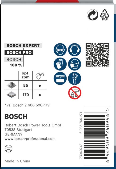 Nährwerte und Zutaten Bosch Professional Zubehör PRO Sheet Metal PC Plus Lochsäge, 51 mm (51 Millimeter)