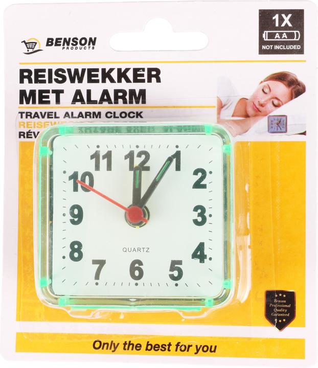 Produktbild Benson Mini-Reisewecker mit Alarm mix