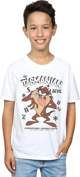 Actual product image Looney Tunes Boys Tasmanian Devil Vintage Cotton T-Shirt (152, 158)