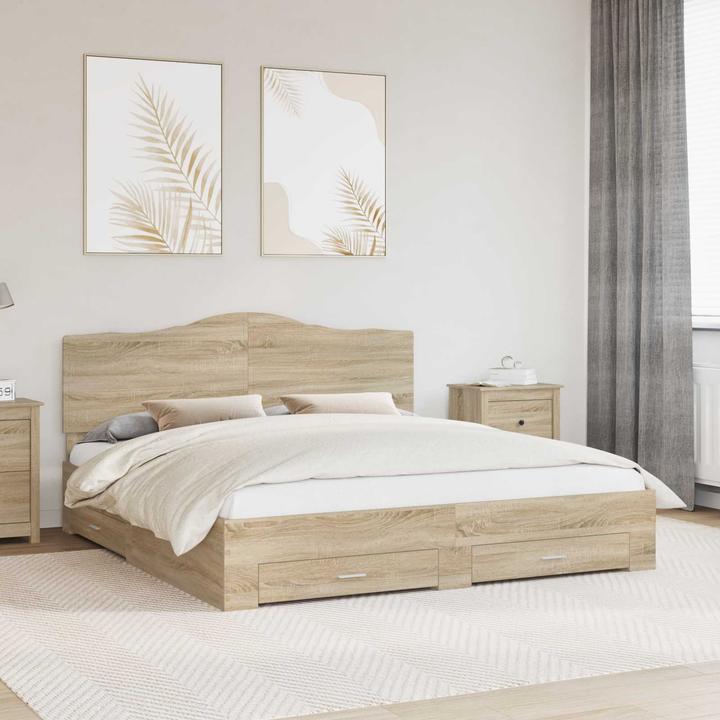 Image du produit vidaXL Moderner Bettrahmen (200 x 200 cm)