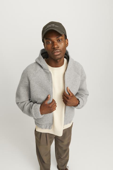 Produktbild Jack & Jones Jcoterrain Bonded Wool Hoodie Ln (XXL)
