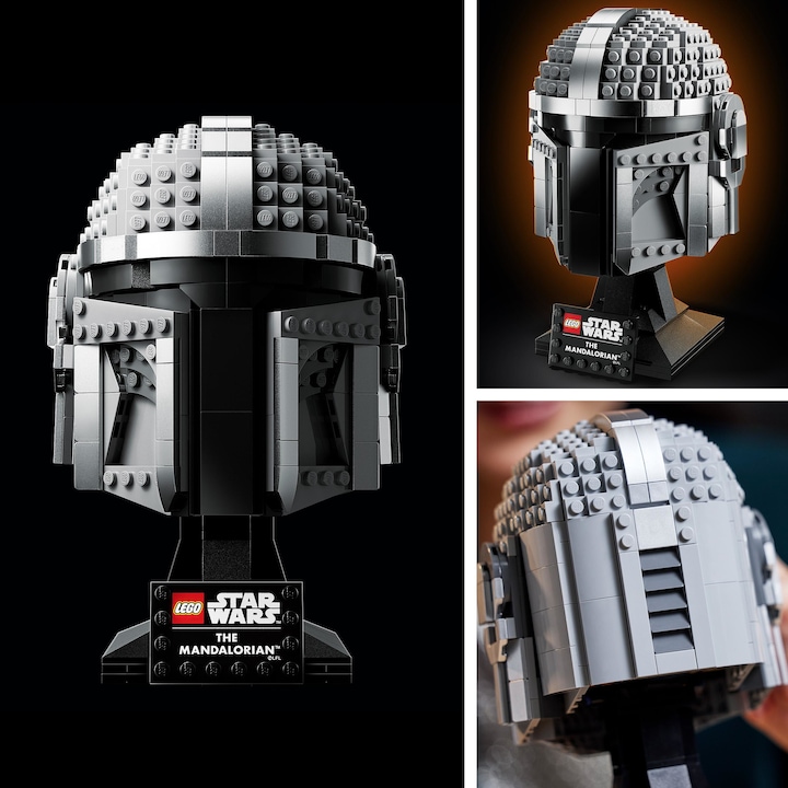Produktbild LEGO Mandalorianer Helm (75328, LEGO Star Wars)