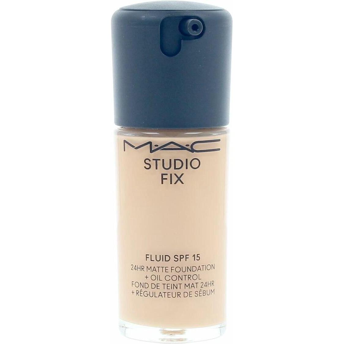 Mac Cosmetics , Fondotinta, Studio Fix Fluid Fond De Teint Protezione Solare Fattore 15 (Re) Nc25 (Nc25)