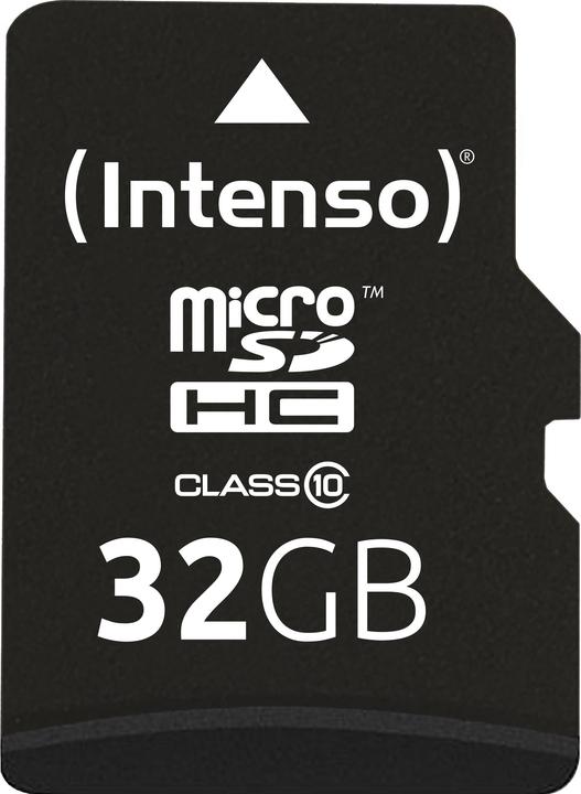 Actual product image Intenso microSD Class 10 (32 GB, microSDHC, U1)