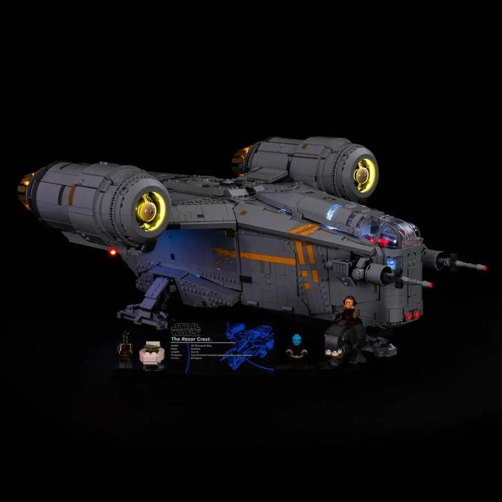 Actual product image Light my bricks LEGO Star Wars UCS Razor Crest #75331 Light Kit