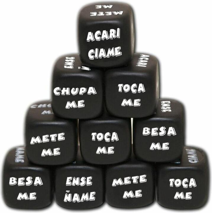 Actual product image Diablo Picante Black action cube (Dice games, Spanish)