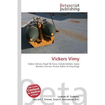 Vickers Vimy, Fachbücher
