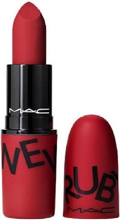 Produktbild MAC Cosmetics Ruby's Crew Ruby New Powder Kiss Lipstick 0.1oz Authentic