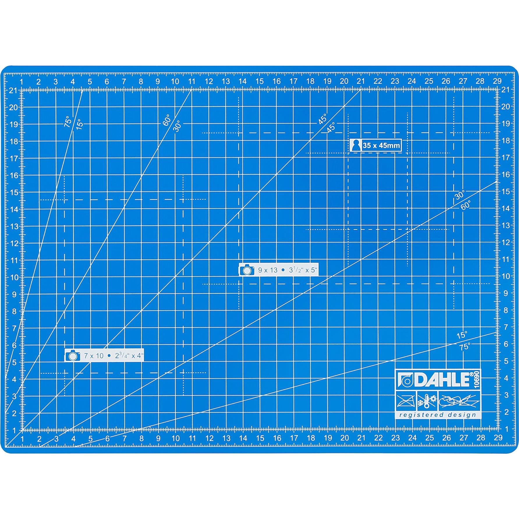 Novus, Sottomano per scrivania, 10690 - Tappetino da taglio 22 x 30 cm blu (22 x 30 cm)