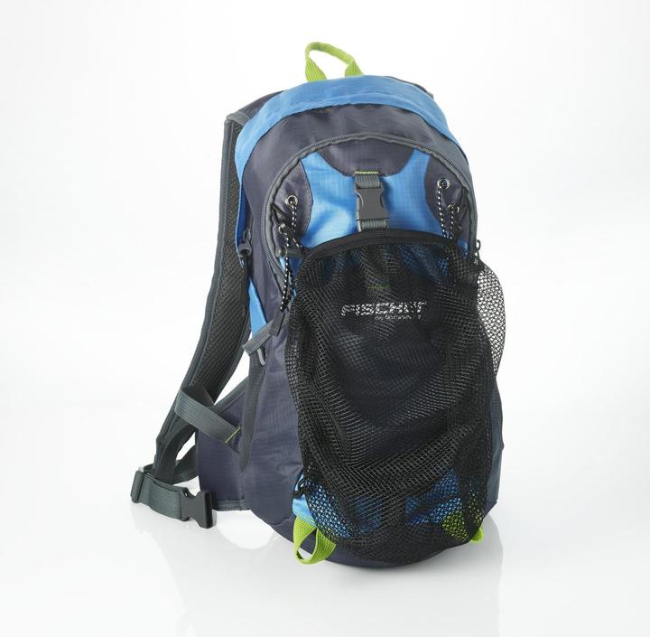 Actual product image Fischer Backpack with helmet net bl/gr (15 l)