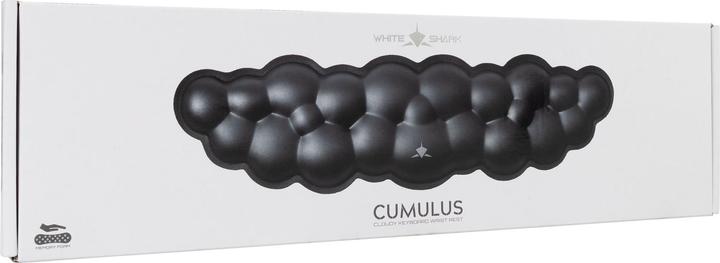 Produktbild White Shark KP-011 Cumulus Cloudy Tastatur-Handballenauflage Schwarz