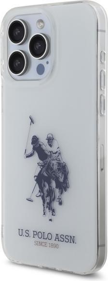 Actual product image U.S. Polo US Polo USHCP15XTPUHRBH iPhone 15 Pro Max 6.7 white Shiny Big Logo (Apple iPhone 15 Pro Max)