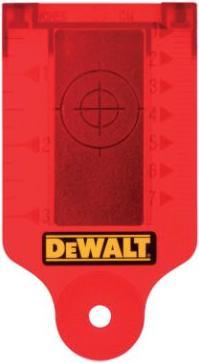 Actual product image DeWalt Laser target plate