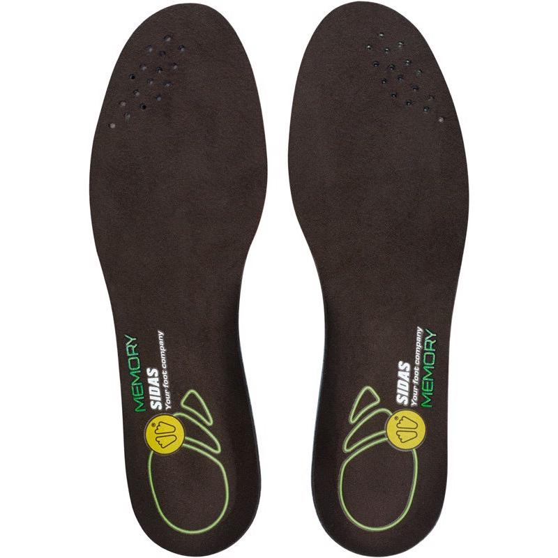 Sidas Cushioning Gel Memory, Sohlen, Schwarz