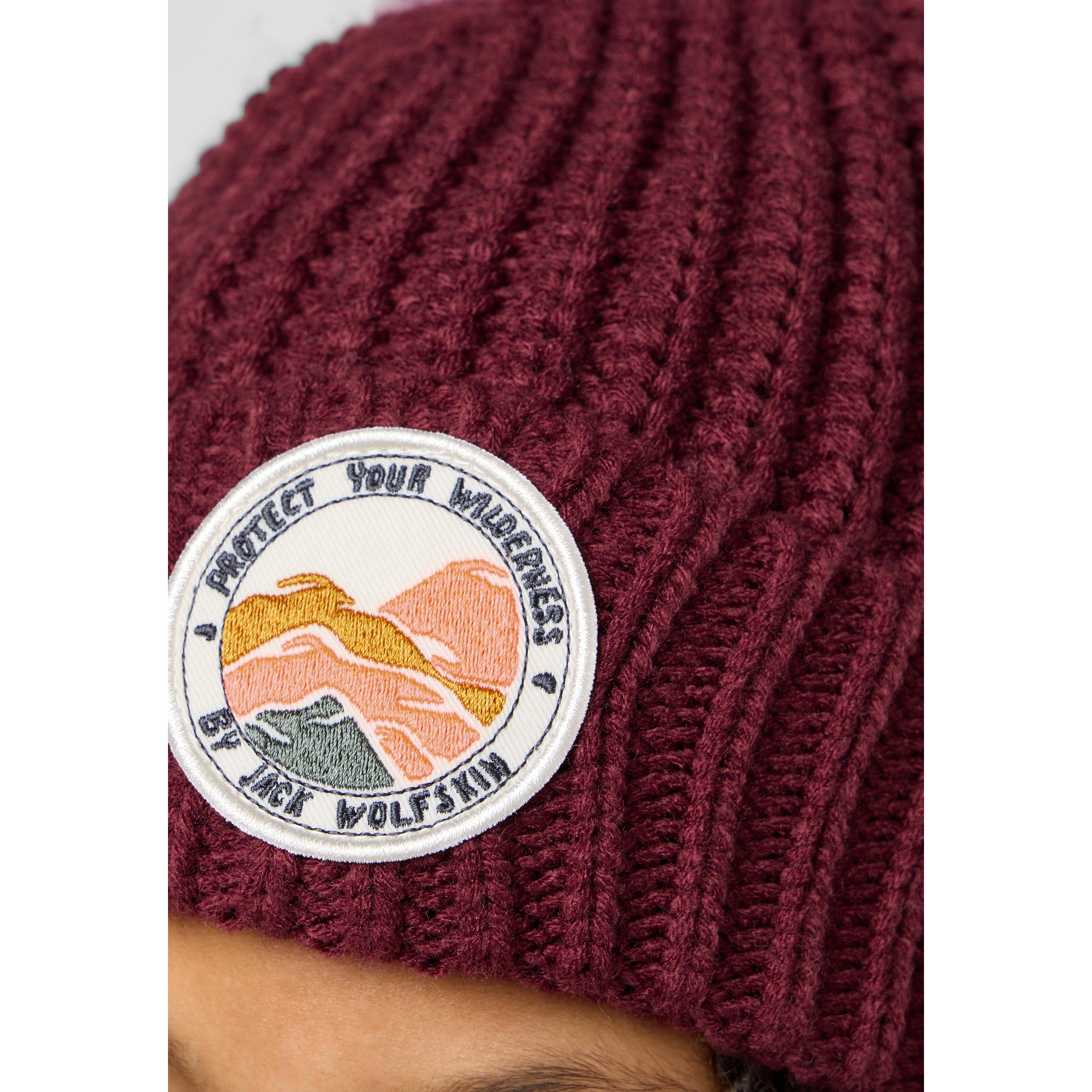 Thumbnail - Jack Wolfskin, Unisex, Mütze, Kid's Pompom Badge Beanie, Schwarz, (S)