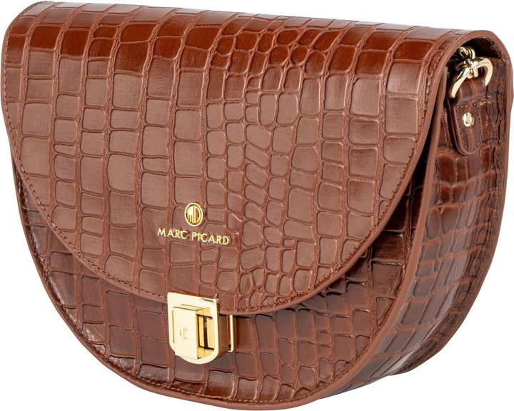 Produktbild Marc Picard Croco Shoulder Bag Moon