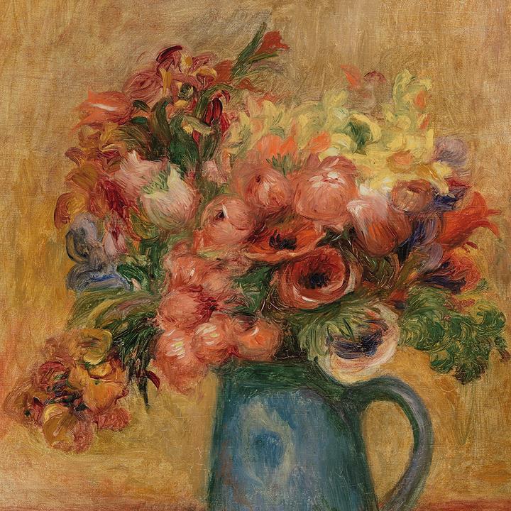 Actual product image Pierre-Auguste Renoir - Flowers still Life 2024 (30 x 30 cm, Hardcover, German, Spanish, French, Czech, Polish, Dutch, Italian, English)