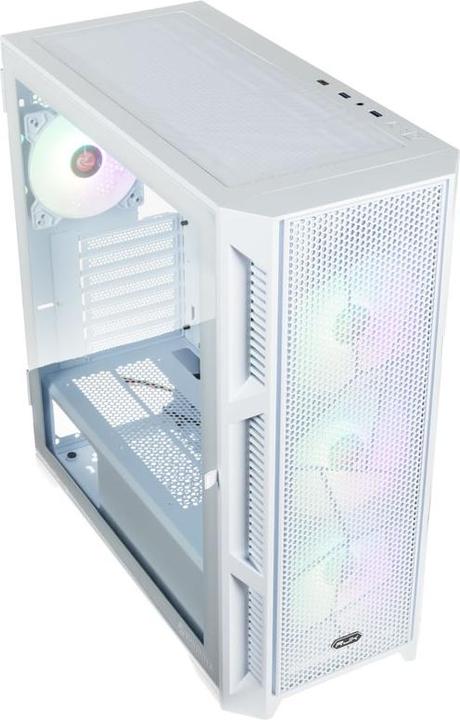 Produktbild Raijintek PONOS Ultra Mesh Midi-Tower, Tempered Glass - weiss (E-ATX, mATX, ATX, Mini-ITX)