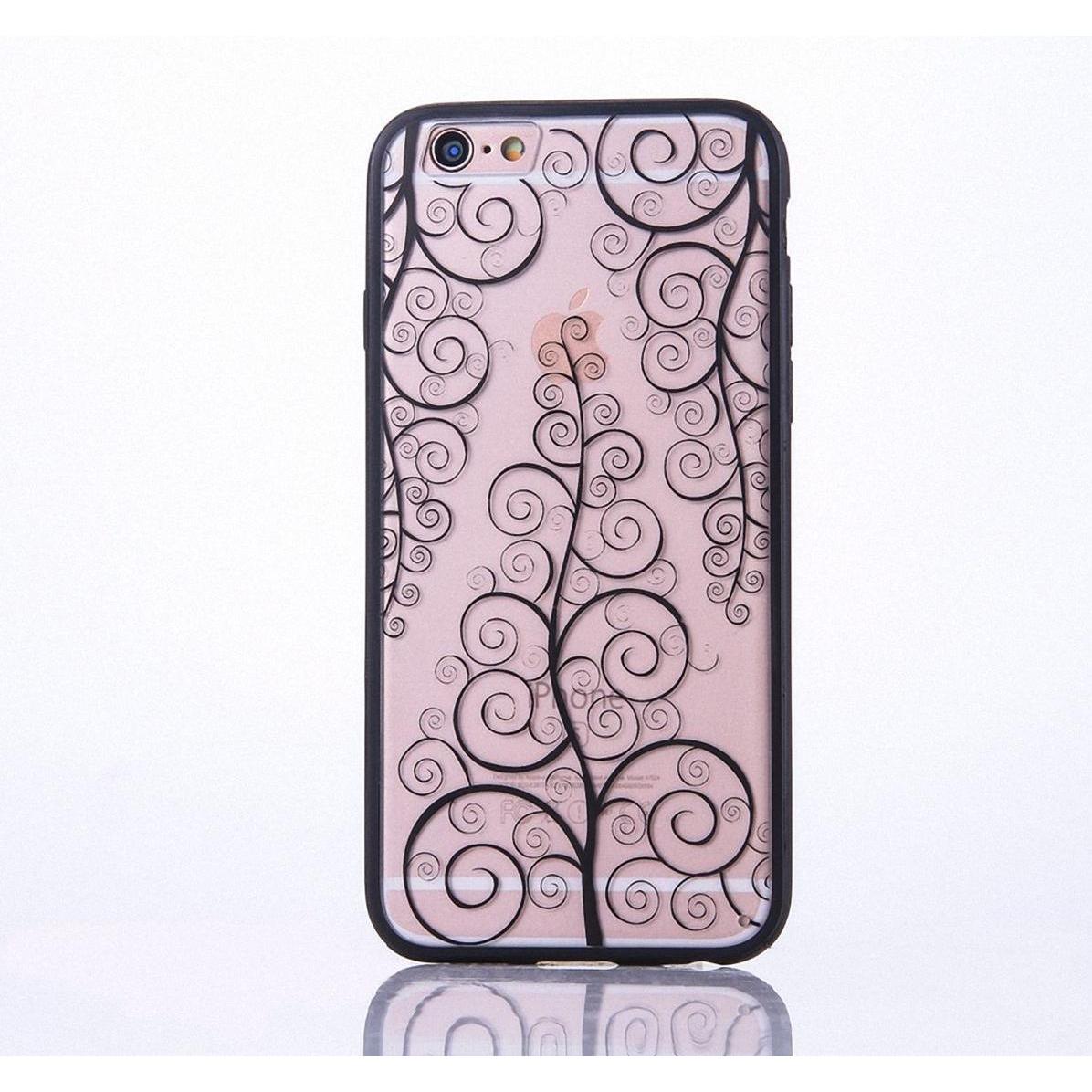 König Design Apple iPhone SE 2022 Handyhülle Mandala Case Cover Schutzhülle Bumper Schwarz (Apple iPhone SE (3rd Gen)), ...