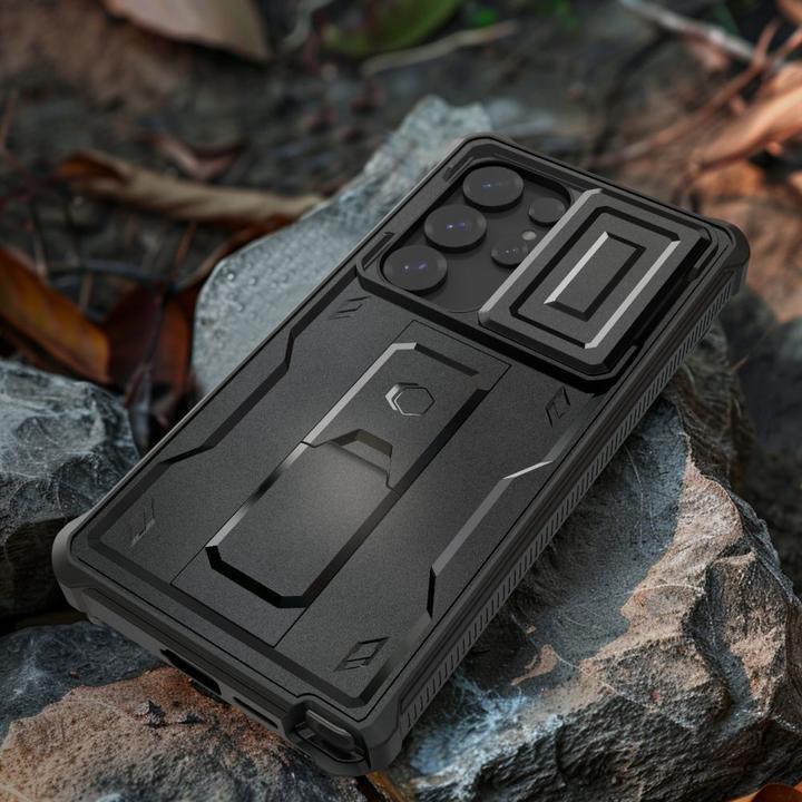 Actual product image Tech-Protect Kevlar Cam+ Case for Samsung Galaxy S25 Ultra - Black (Samsung Galaxy S25 Ultra)