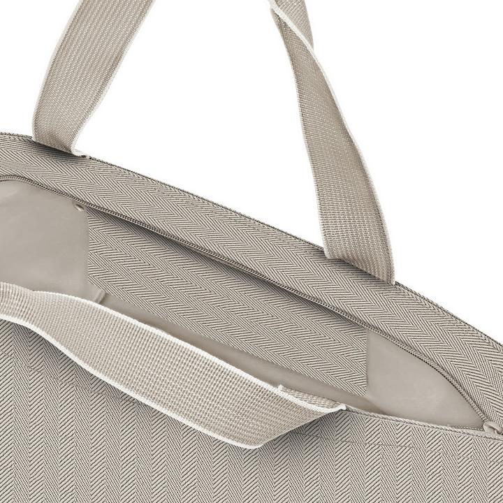 Actual product image reisenthel shopper M herringbone sand