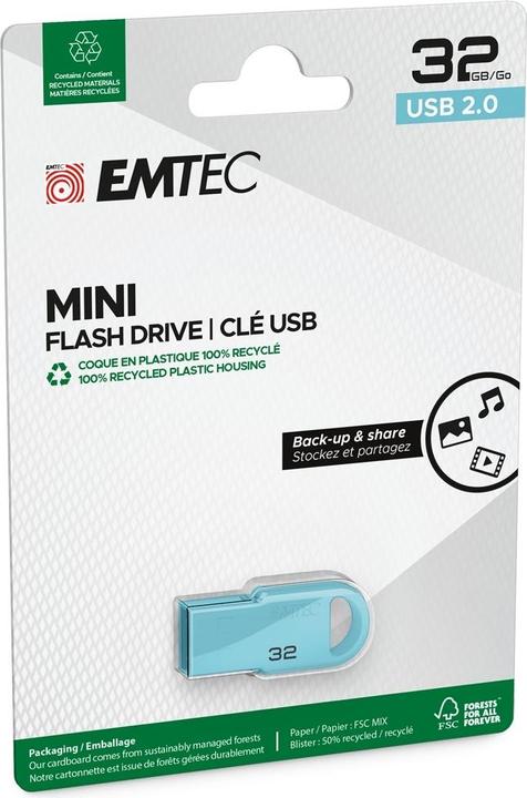 Actual product image Emtec D250 Mini (32 GB, USB-A)