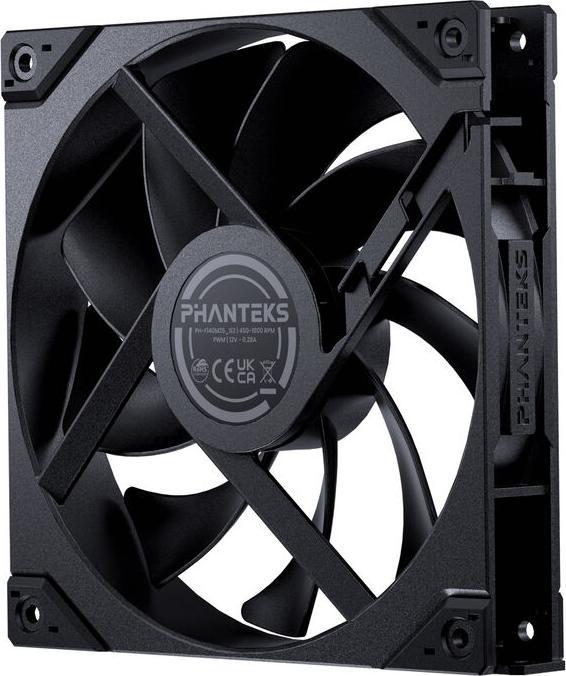Image du produit Phanteks Ventilateur M25 Gen2 PWM, lot de 3 - 140mm, noir (140 mm, 3 x)