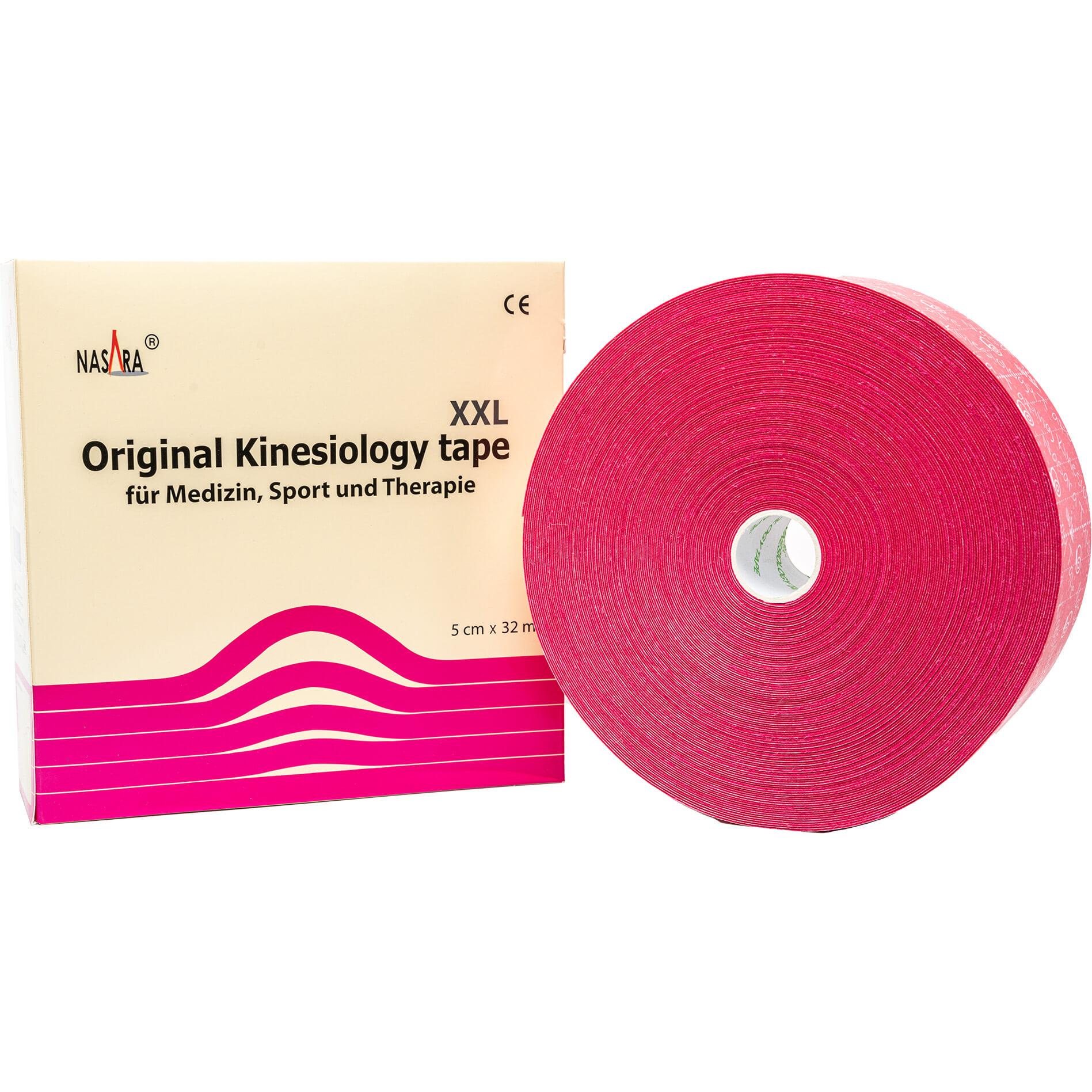 Nasara, Nastro Kinesio, Nastro Kinesiologico 32 M, Rosa