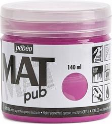 Produktbild Pebeo Acrylic Mat Pub (Tyrianrosa, 140 ml)