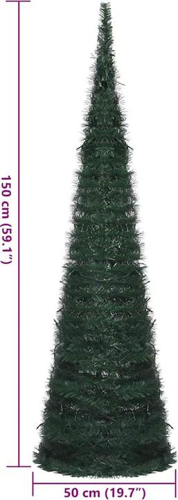 Produktbild vidaXL Pop-up-Weihnachtsbaum (150 cm)