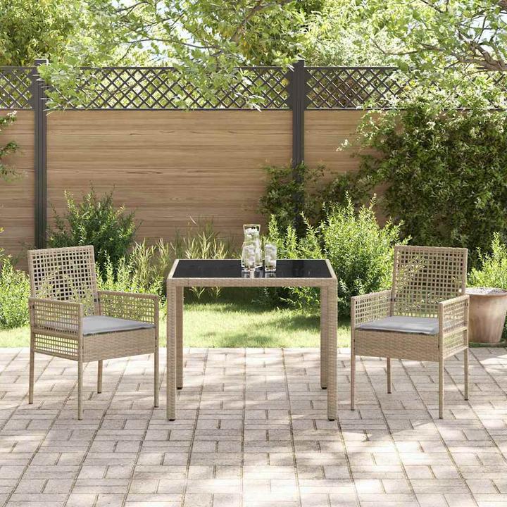 Produktbild vidaXL Garten Essgruppe (90 x 90 x 75 cm)