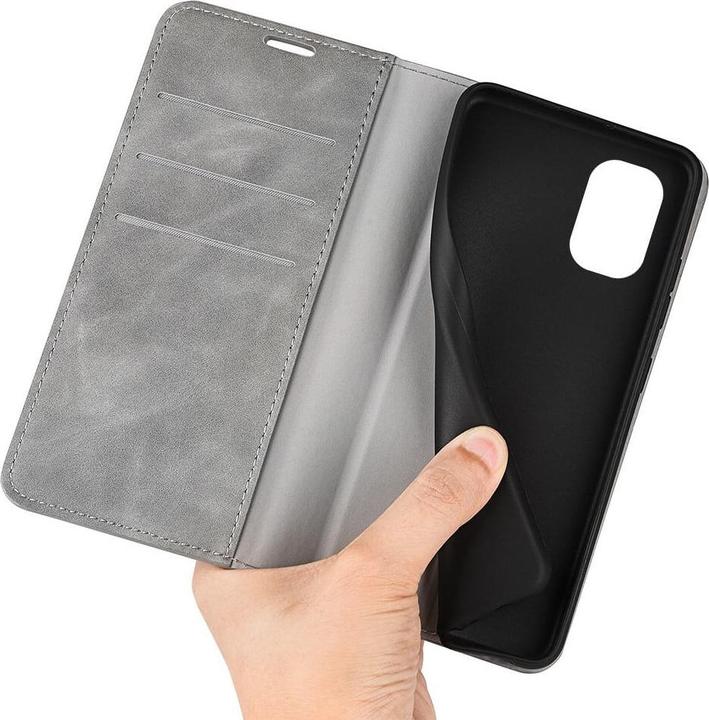 Produktbild Cover-Discount Nokia G60 - Stand Flip Case Hülle grau (Nokia G60)
