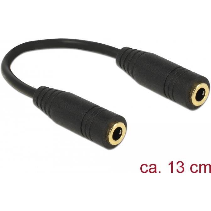 Thumbnail - Delock Audio Adapter (0.13 m, 3.5mm Klinke (AUX)), Audio Kabel