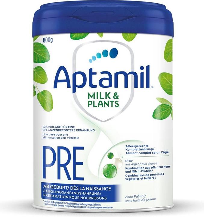 Produktbild Aptamil Milk & Plants Pre (800 g, ab Geburt)