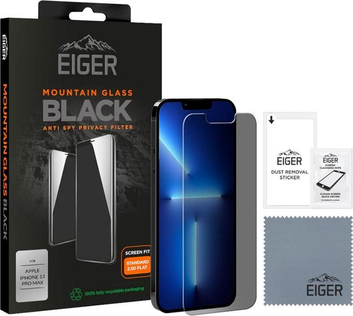 Produktbild Eiger Mountain Glass Black (1 Stück, Apple iPhone 13 Pro Max, Apple iPhone 14 Plus)