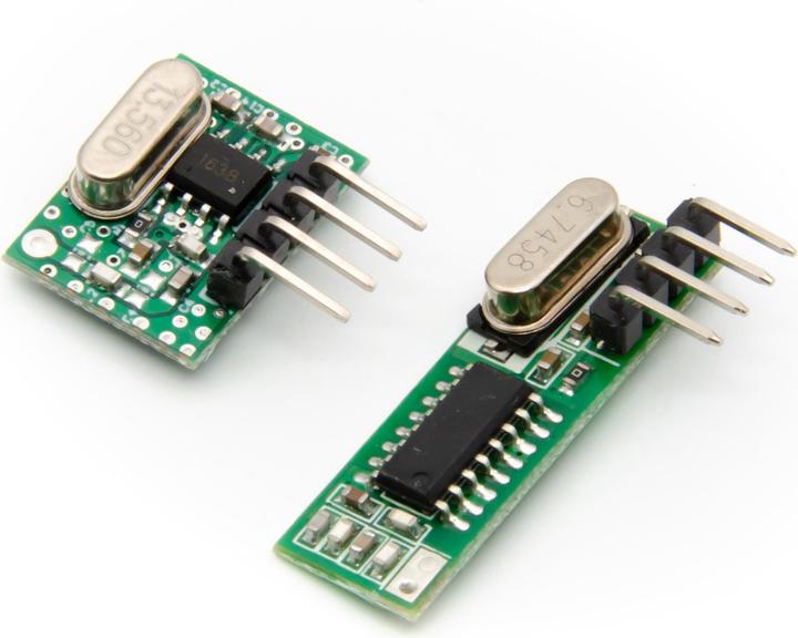 Actual product image Purecrea 433MHz RF radio module set RX470-4 / WL102-341