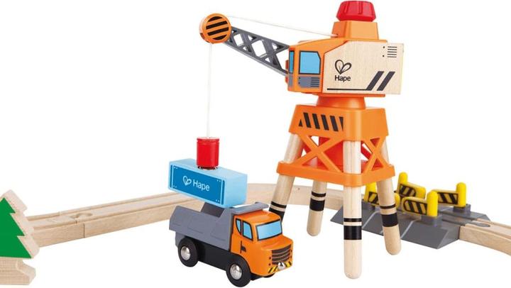 Produktbild Hape Kran- und Güter-Set
