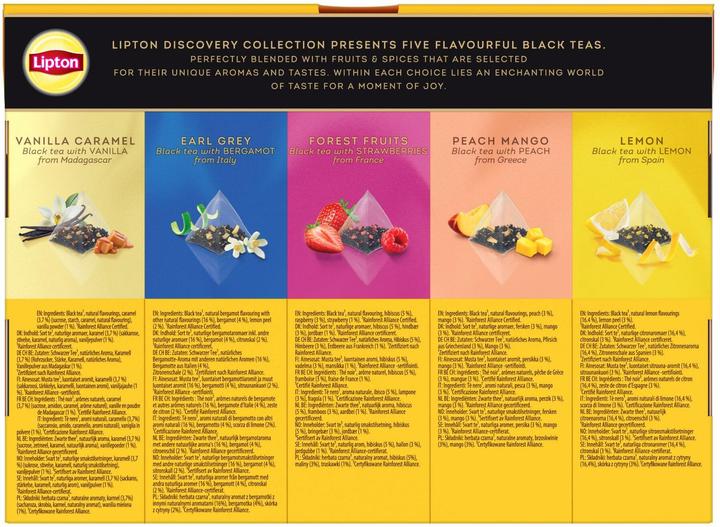 Produktbild Lipton Teebeutel Discovery Collection 50 Stück (82 g)