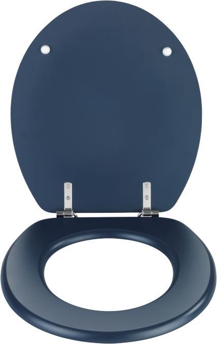 Image du produit Wenko Siège WC Prima bleu foncé mat