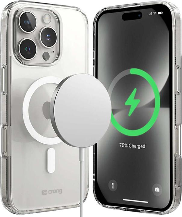 Actual product image Crong Clear MAG Cover – iPhone 16 Pro Max MagSafe Hülle (transparent) (Apple iPhone 16 Pro Max)