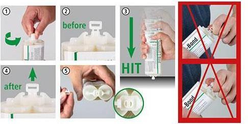 Produktbild Kerbl Technovit-2-Bond Set, für 10 Anwendung.,ohne Dosierpistole