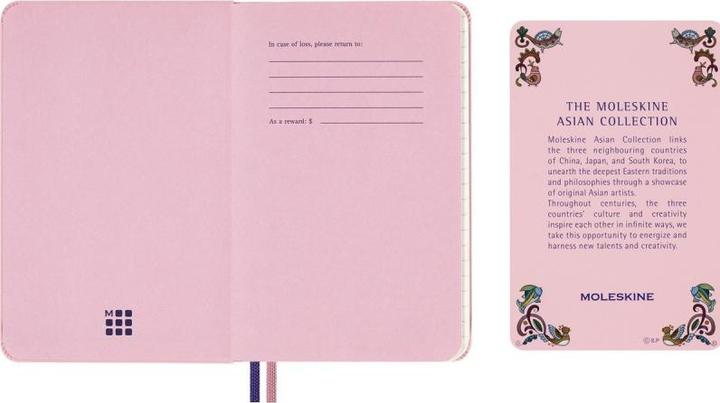Actual product image Moleskine Sakura notebook, P/A6, Lined, Hard cover (9 x 14 cm, Lined, Hardcover)