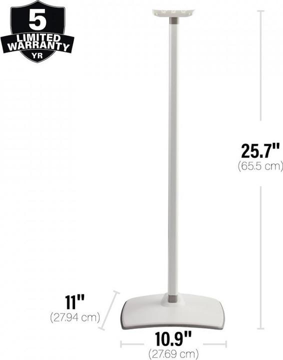 Produktbild Sanus WSSE3A2-W2 (1 Paar, Ständer, Höhenverstellbar)
