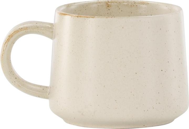 Beige with small black dots